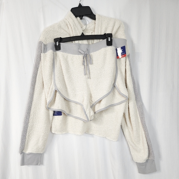 Champion hoodie & pajama shorts set size X-Large Long sleeves - Picture 6 of 15